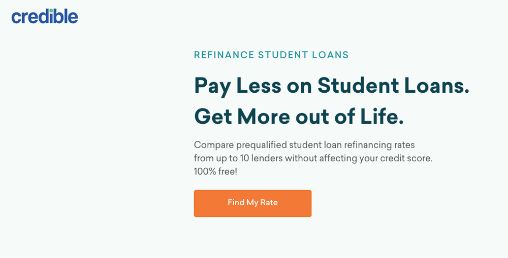 Credible refinance student loans